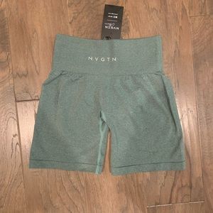 NWT NVGTN Seamless Pro Shorts Forest Green